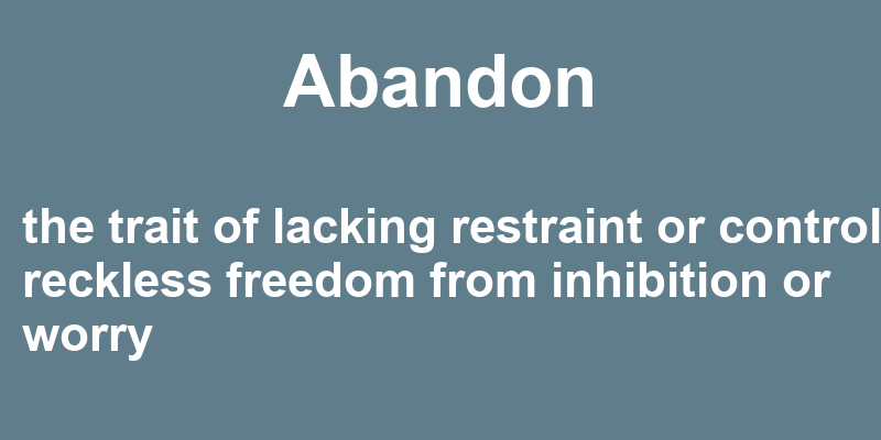 abandoned-meaning