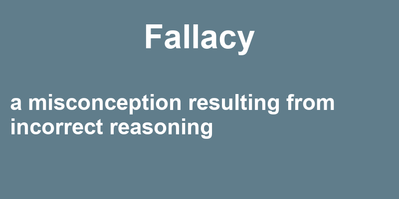 Definition of fallacy