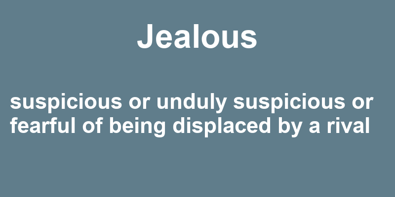 Definition of jealous