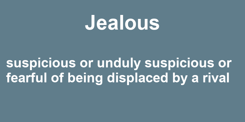 Jealous In A Sentence 38 Real Example Sentences