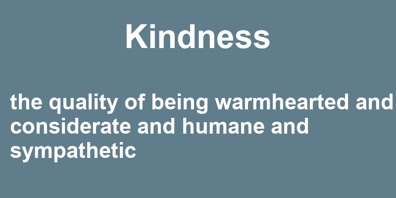 Definition of kindness
