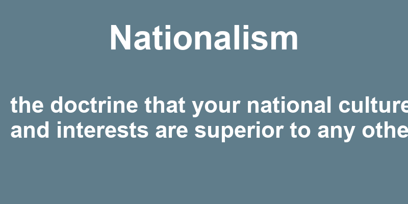 Definition of nationalism