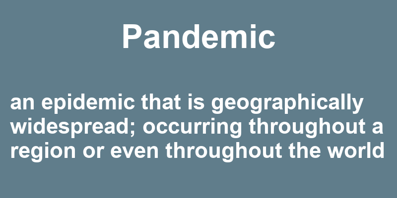 Definition of pandemic