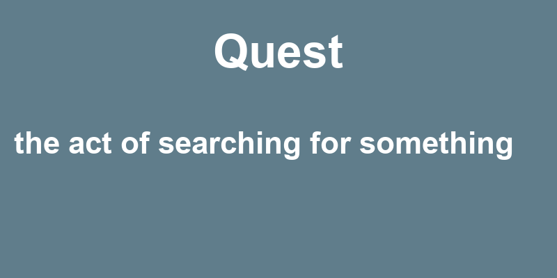 Definition of quest