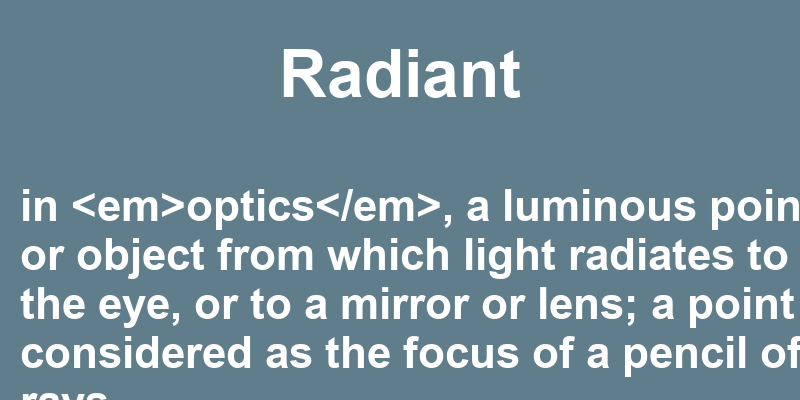 Radiant In A Sentence 34 Real Example Sentences