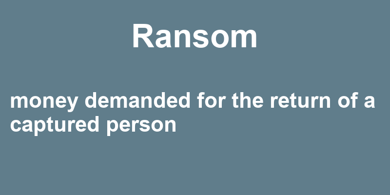 Definition of ransom