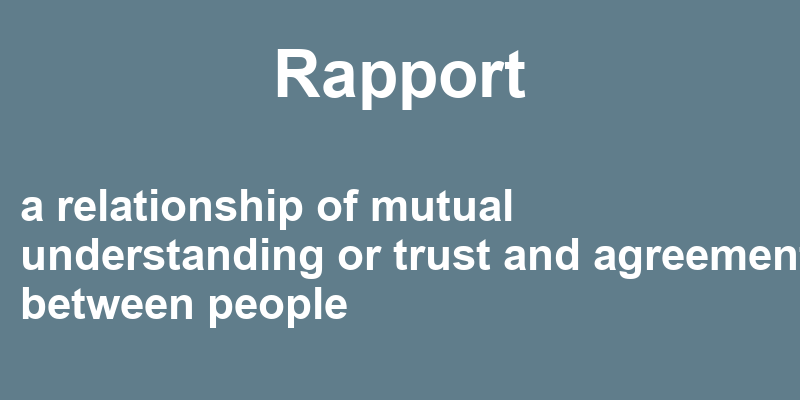 Definition of rapport