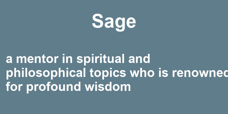 Definition of sage