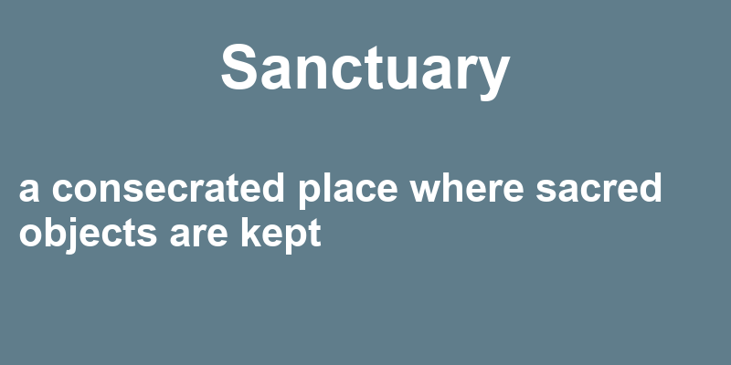 Definition of sanctuary