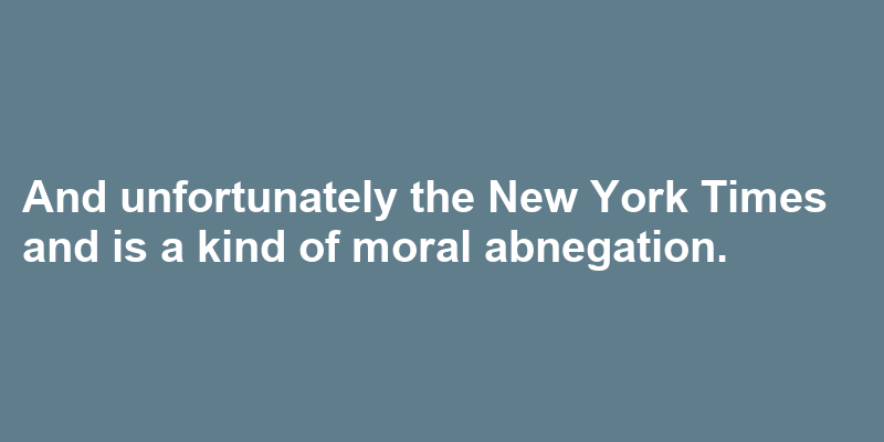 A sentence using abnegation