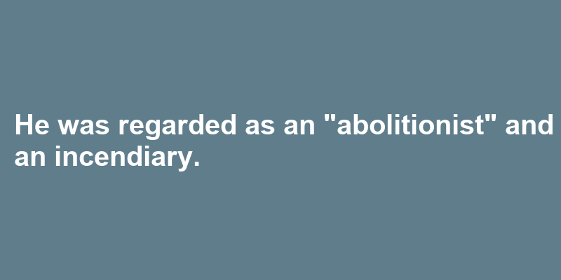 A sentence using abolitionist