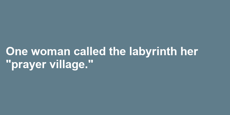 A sentence using labyrinth
