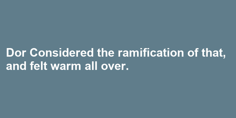 A sentence using ramification