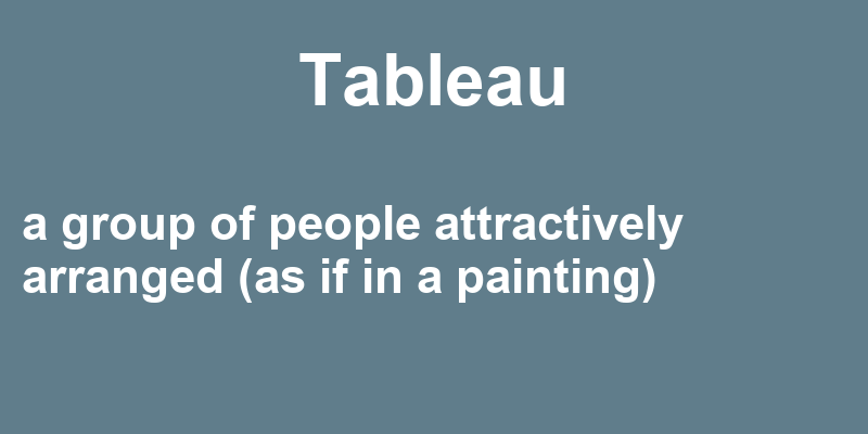 Definition of tableau