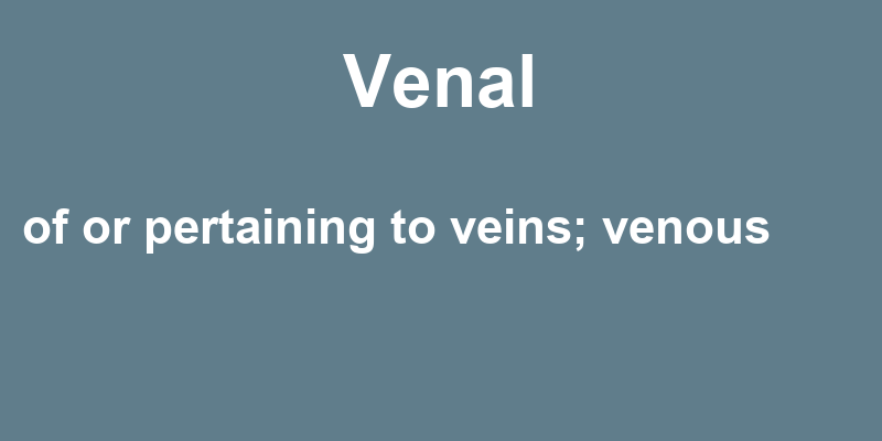 Definition of venal