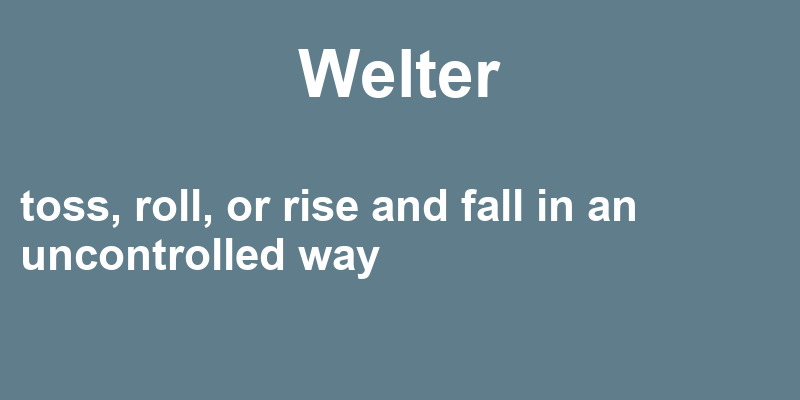 Definition of welter