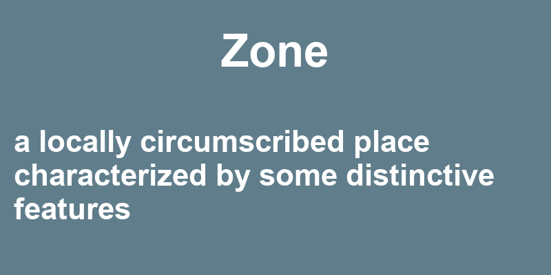 Definition of zone